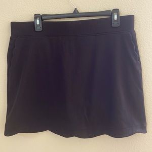 NWOT Pebble Beach Black golf/tennis skirt Large